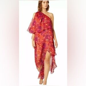 NWT MISA Los Angeles tunic one shoulder dress